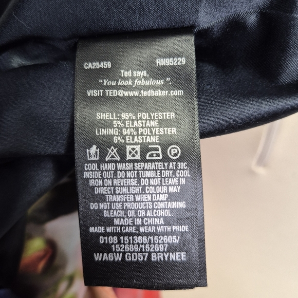 Ted Baker Brynee Floral Dress Size 0 - Picture 10 of 12